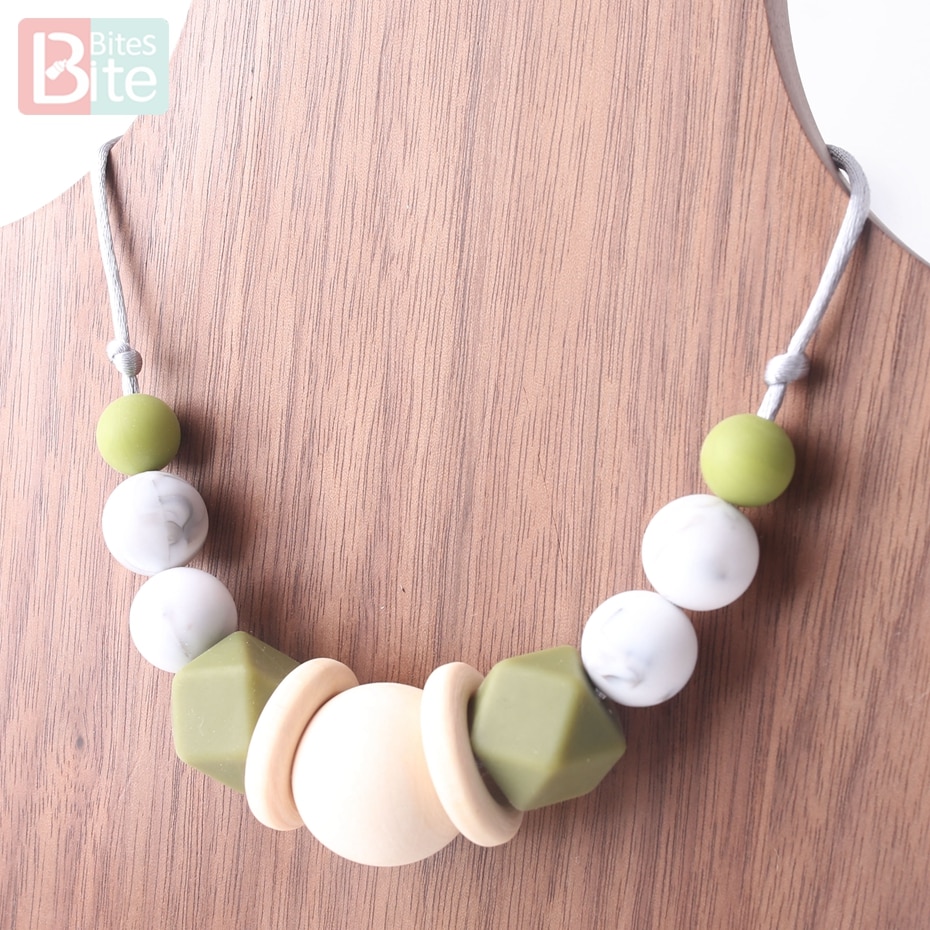 Silicone Baby Teether Necklace